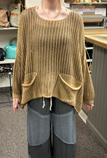 Tempo Paris Vintage Wash Knit Sweater
