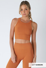 Nikibiki Chevron High Neck Crop Top