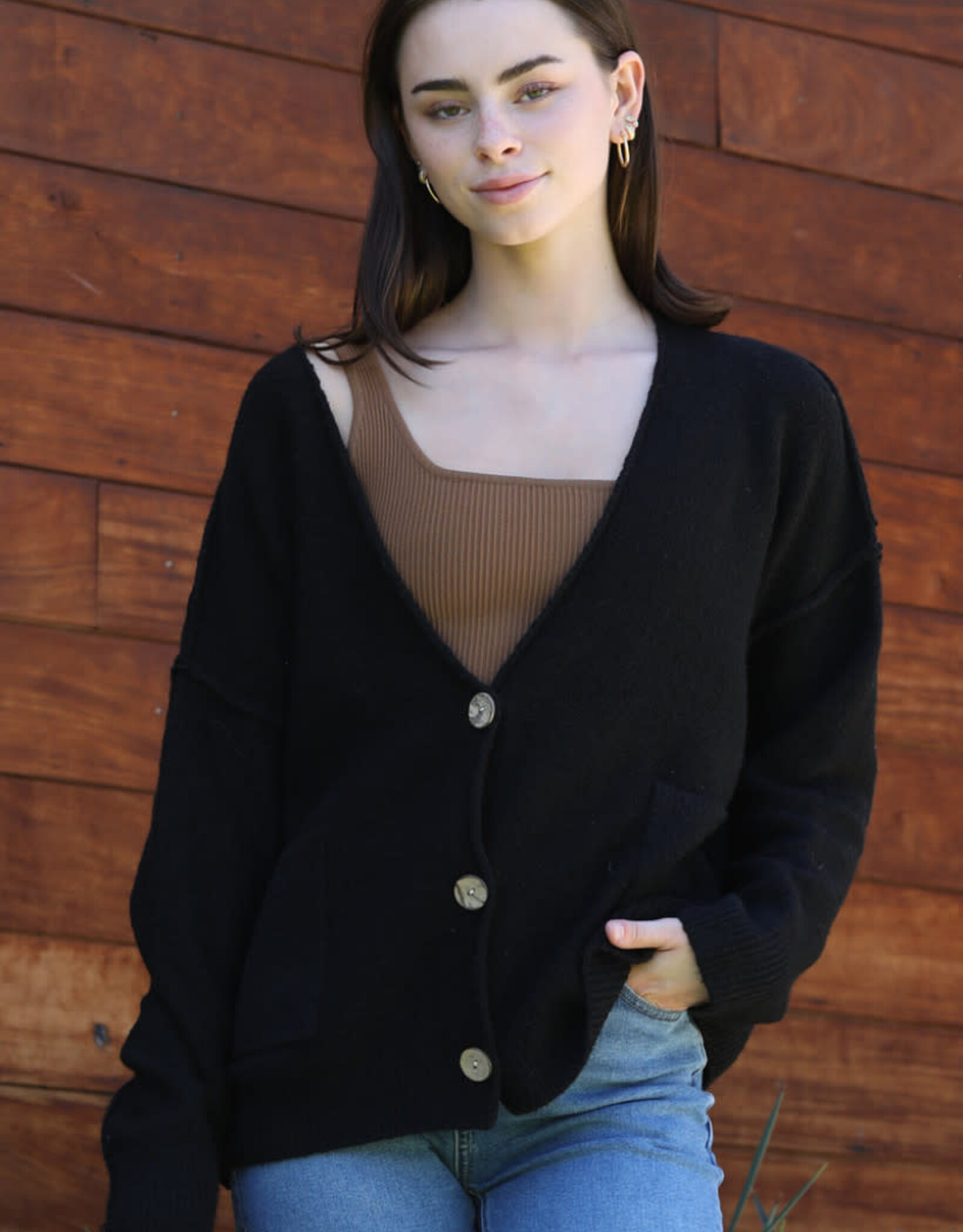 ANG XHL84-asis Slouchy Cardi