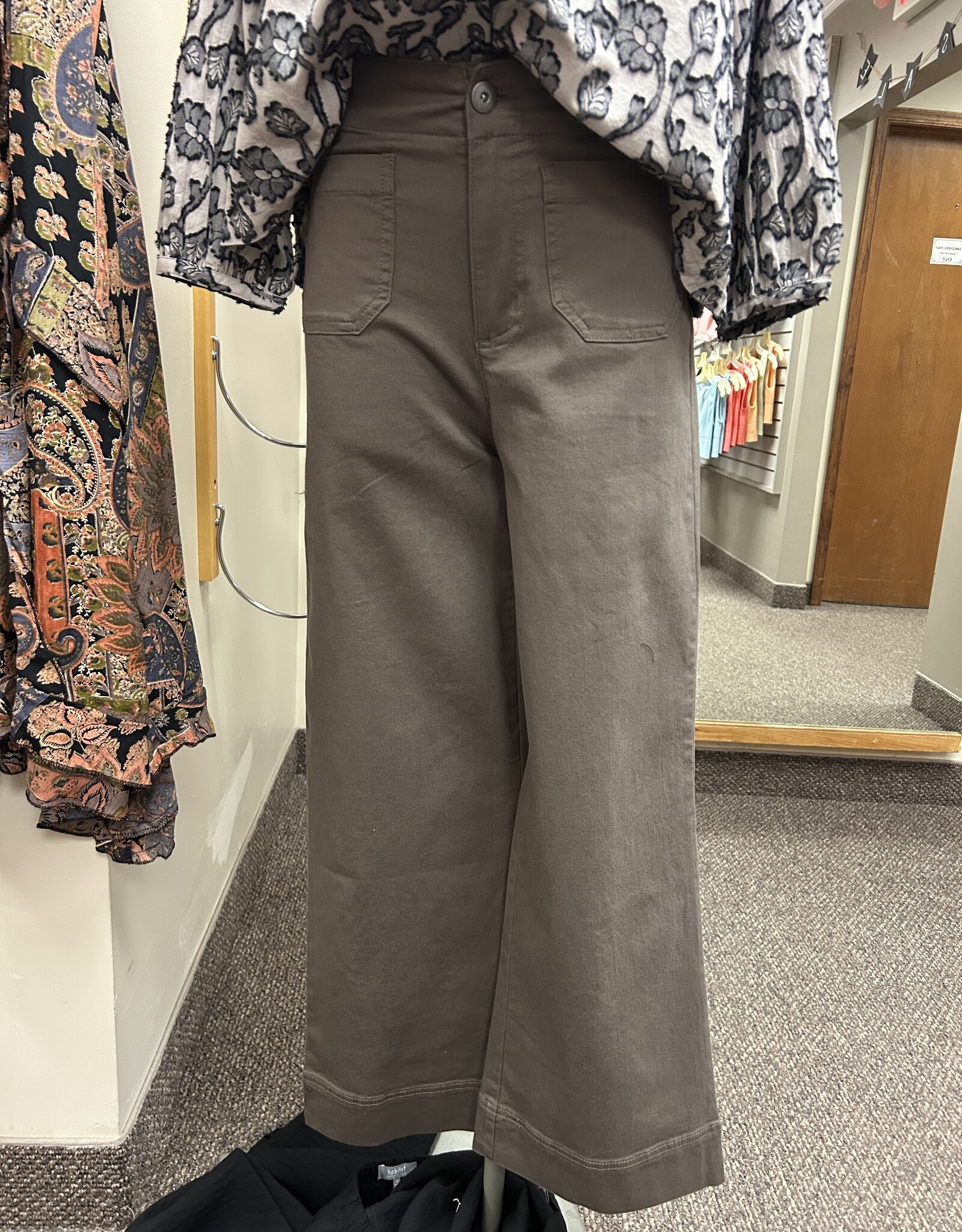 Stretchy Wide Leg Jean