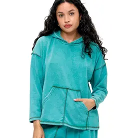 Yak & Yeti Vintage Washed Boho Hoodie