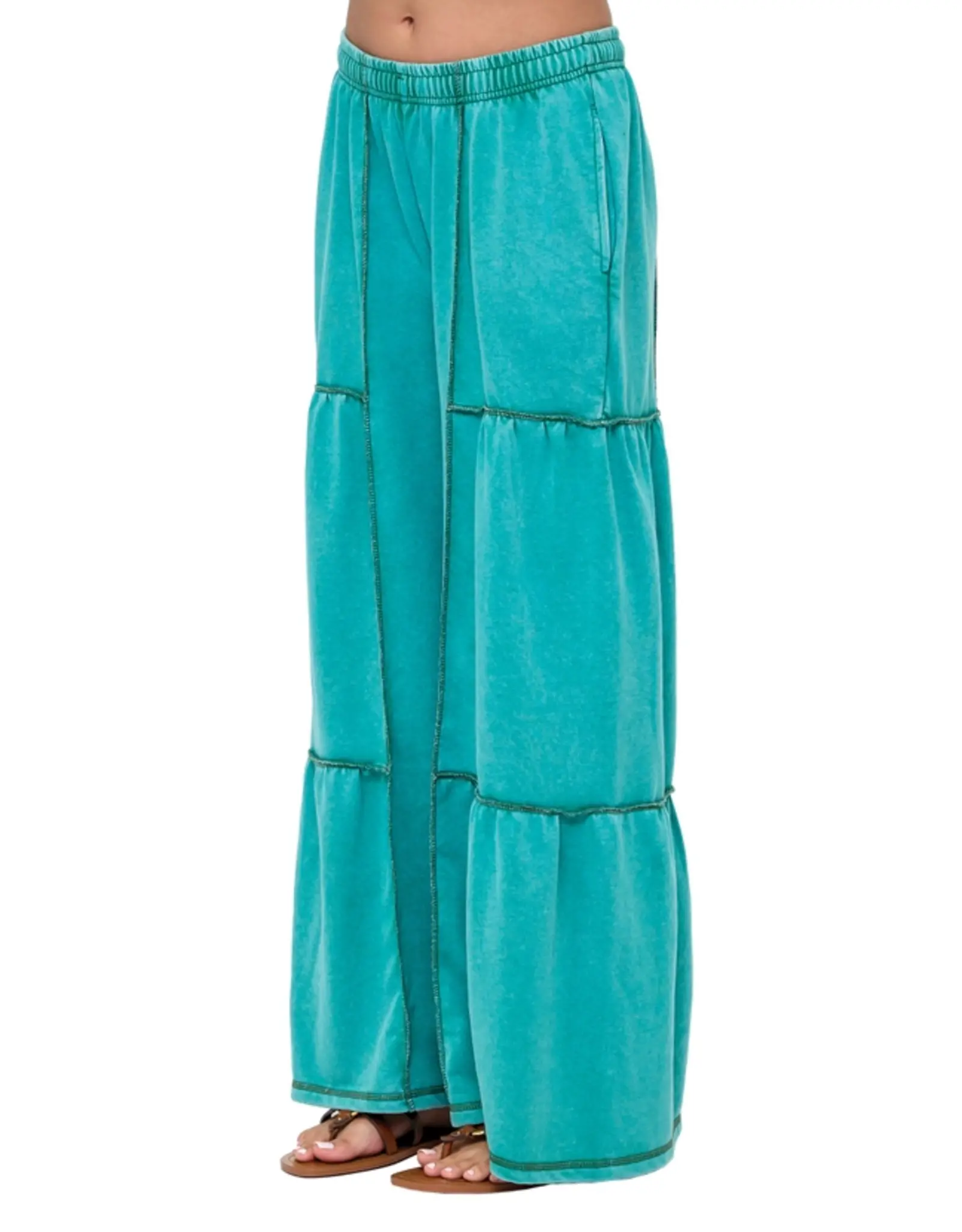 Yak & Yeti Patchwork Palazzo Pants