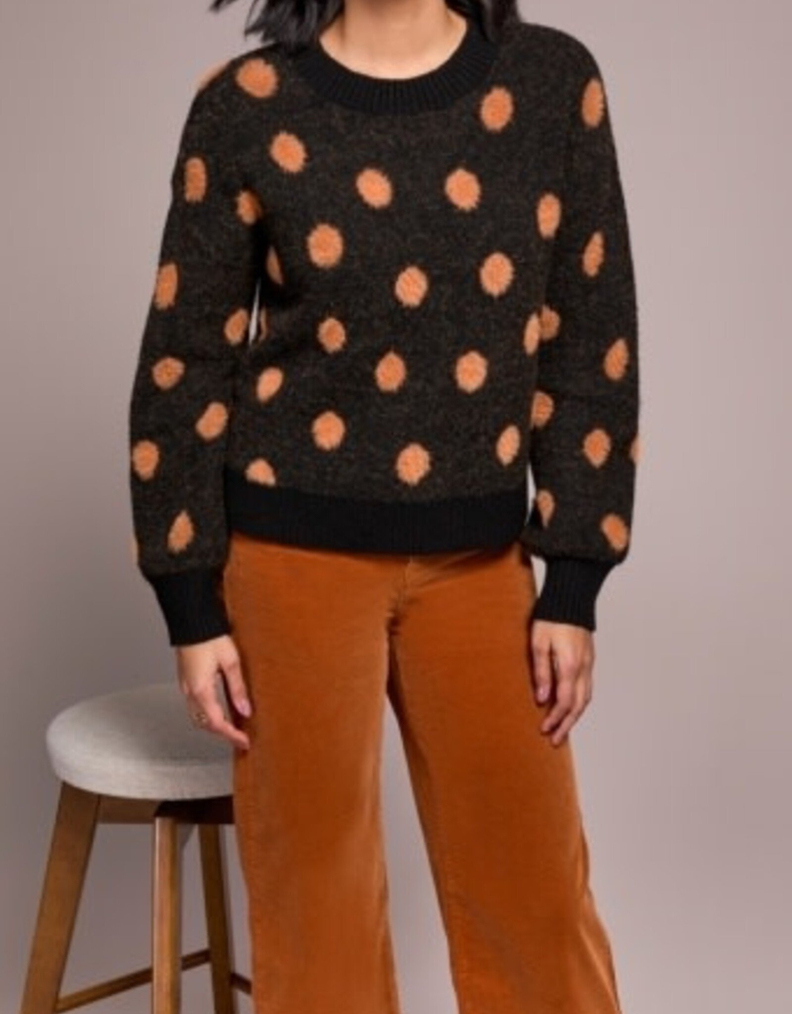 TRIBAL Polka Dot Sweater