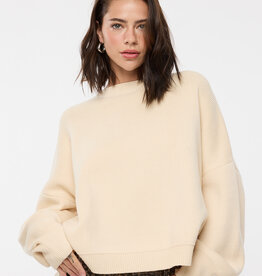 Wishlist Cozy Sweater with Side Slits