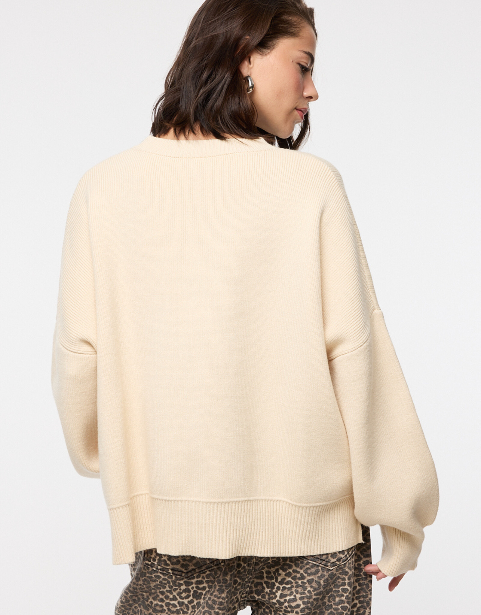 Wishlist Cozy Sweater with Side Slits