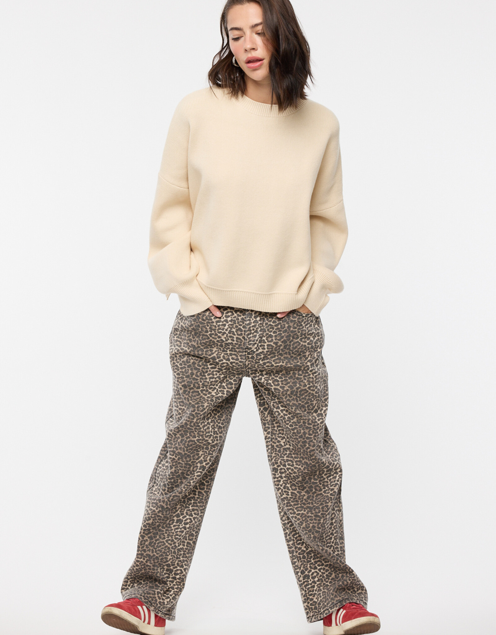 Wishlist Cozy Sweater with Side Slits