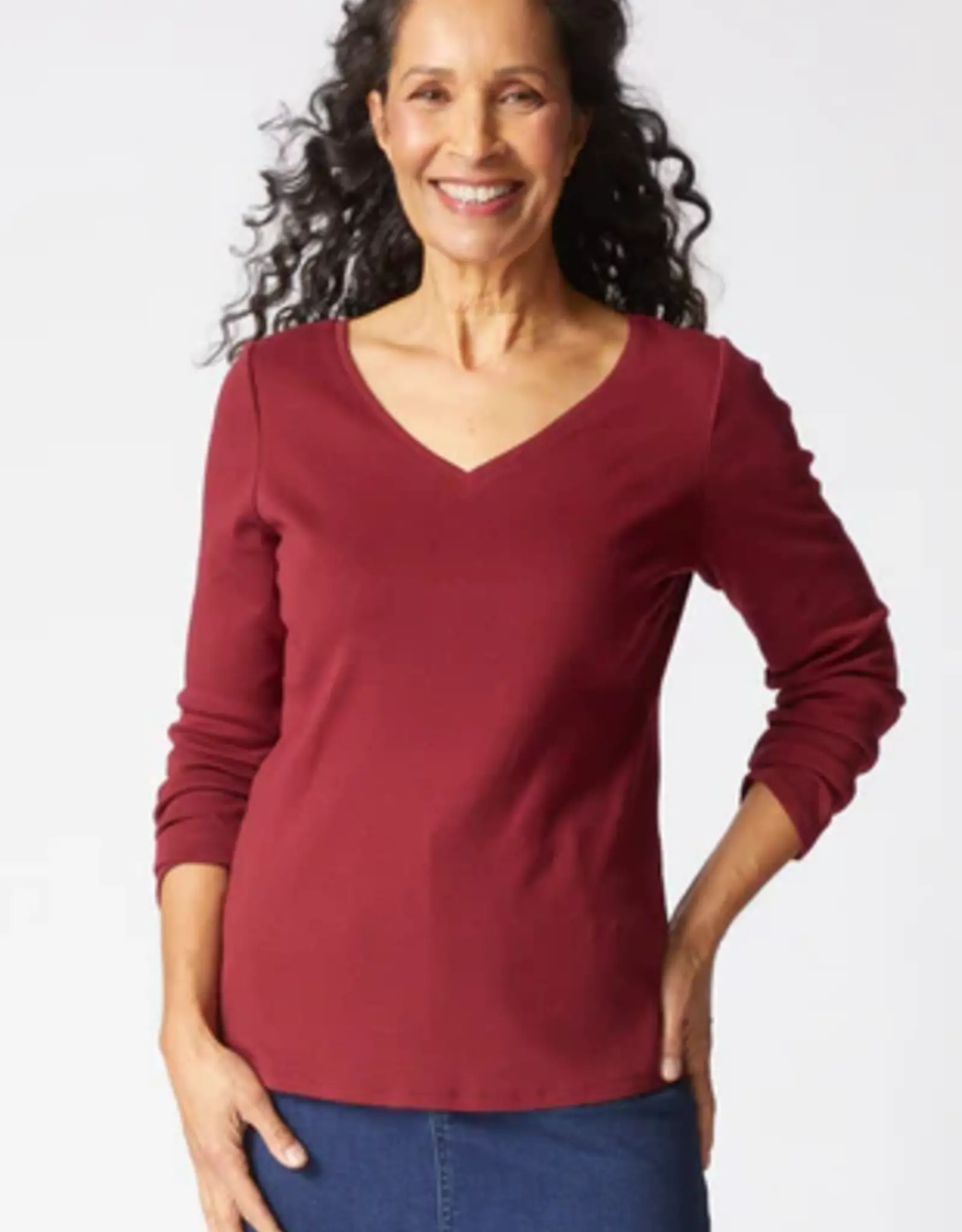 Classic Cotton V-Neck Tee