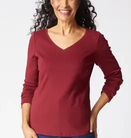 Classic Cotton V-Neck Tee