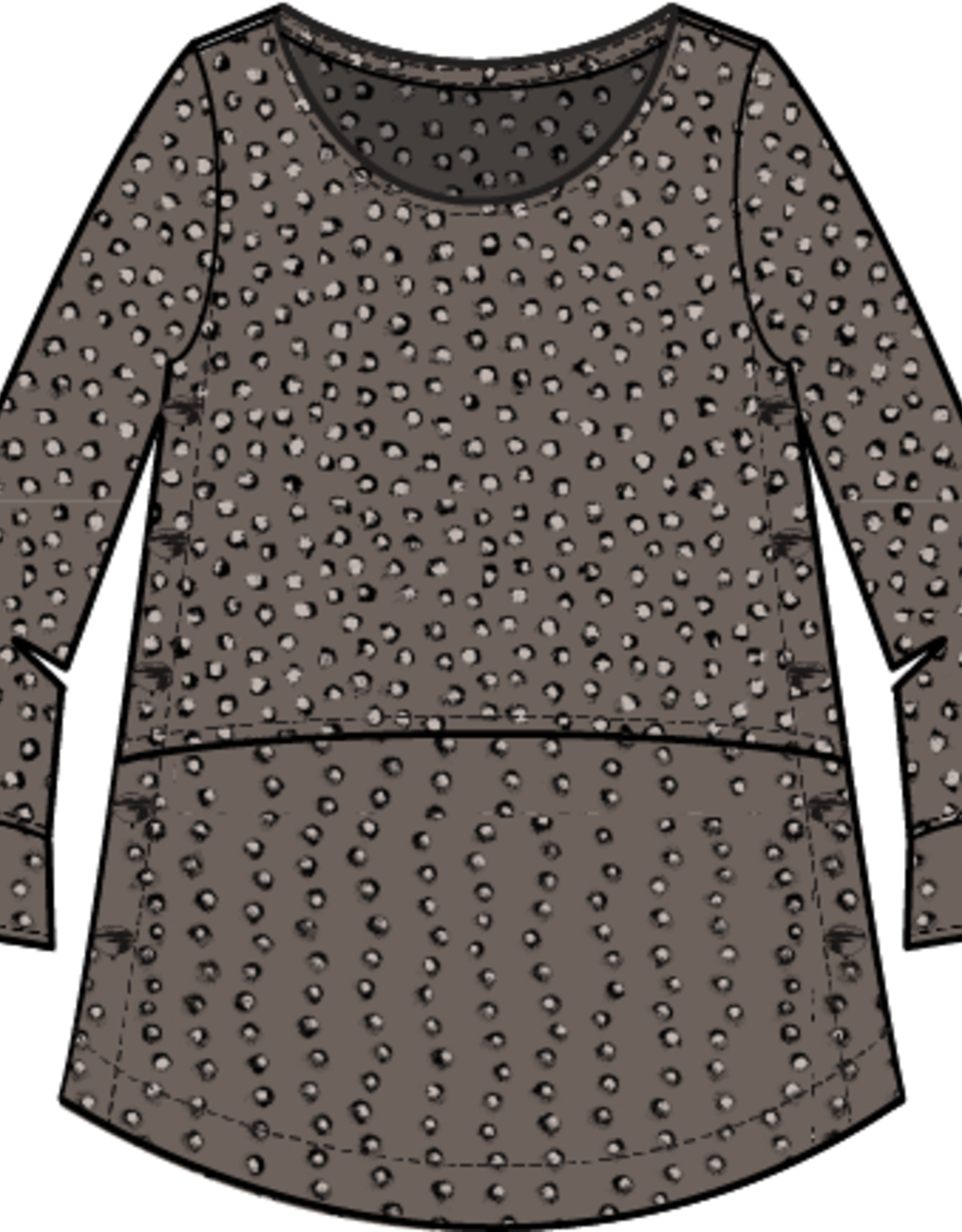 Habitat Polka Dot Side Button Tunic