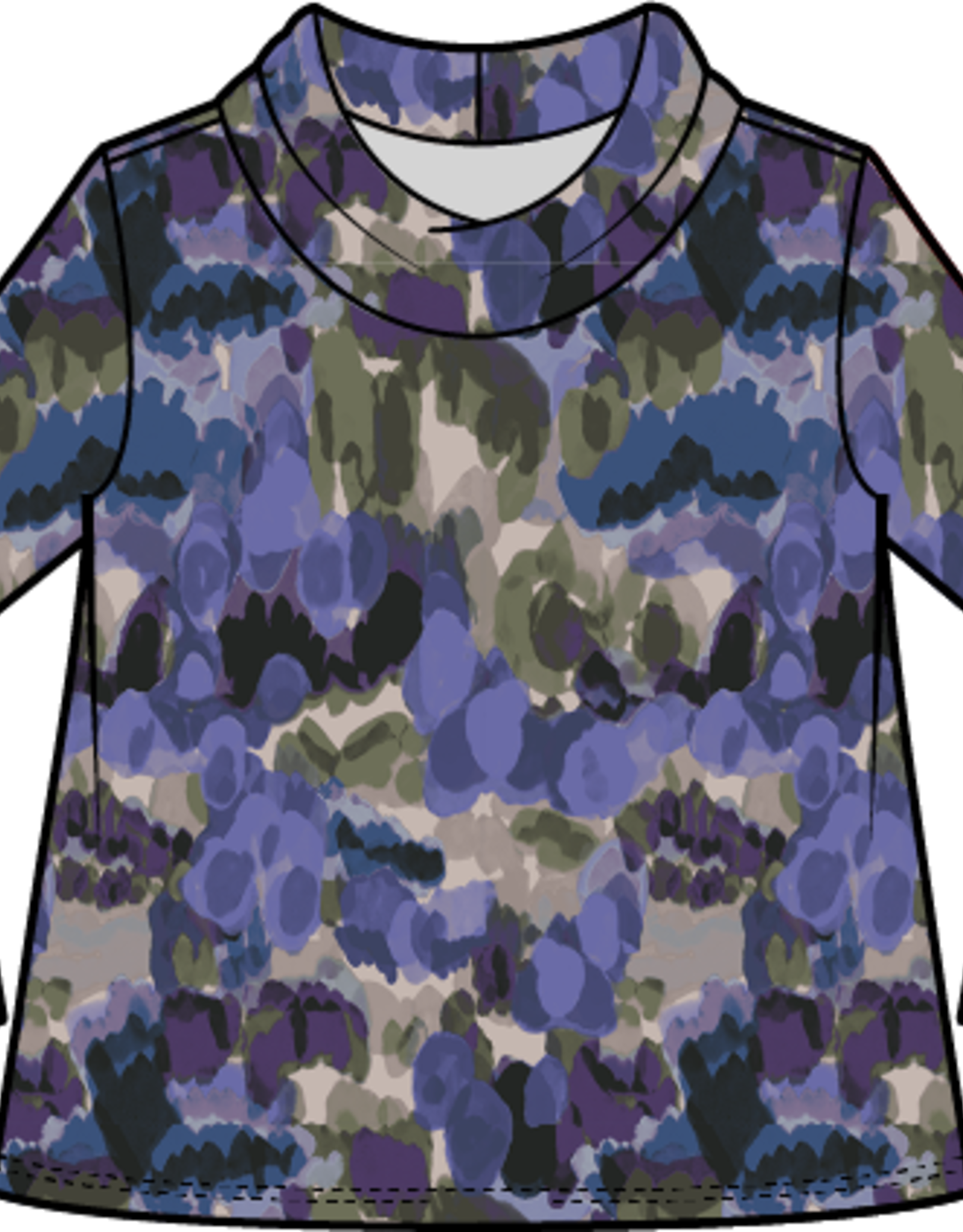 Habitat Brushstrokes Easy Cowl Neck