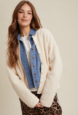 Wishlist Sherpa Button Jacket