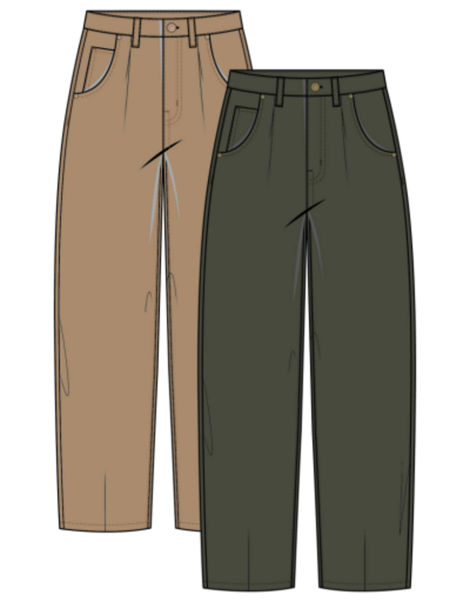 TRIBAL  Audrey Barrel Jeans