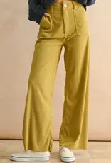 Miou Muse Lemongrass Corduroy Wide Leg Pant Miou Muse Lemongrass Corduroy Wide Leg Pant