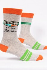 Blue Q Men's Funny Crew Socks