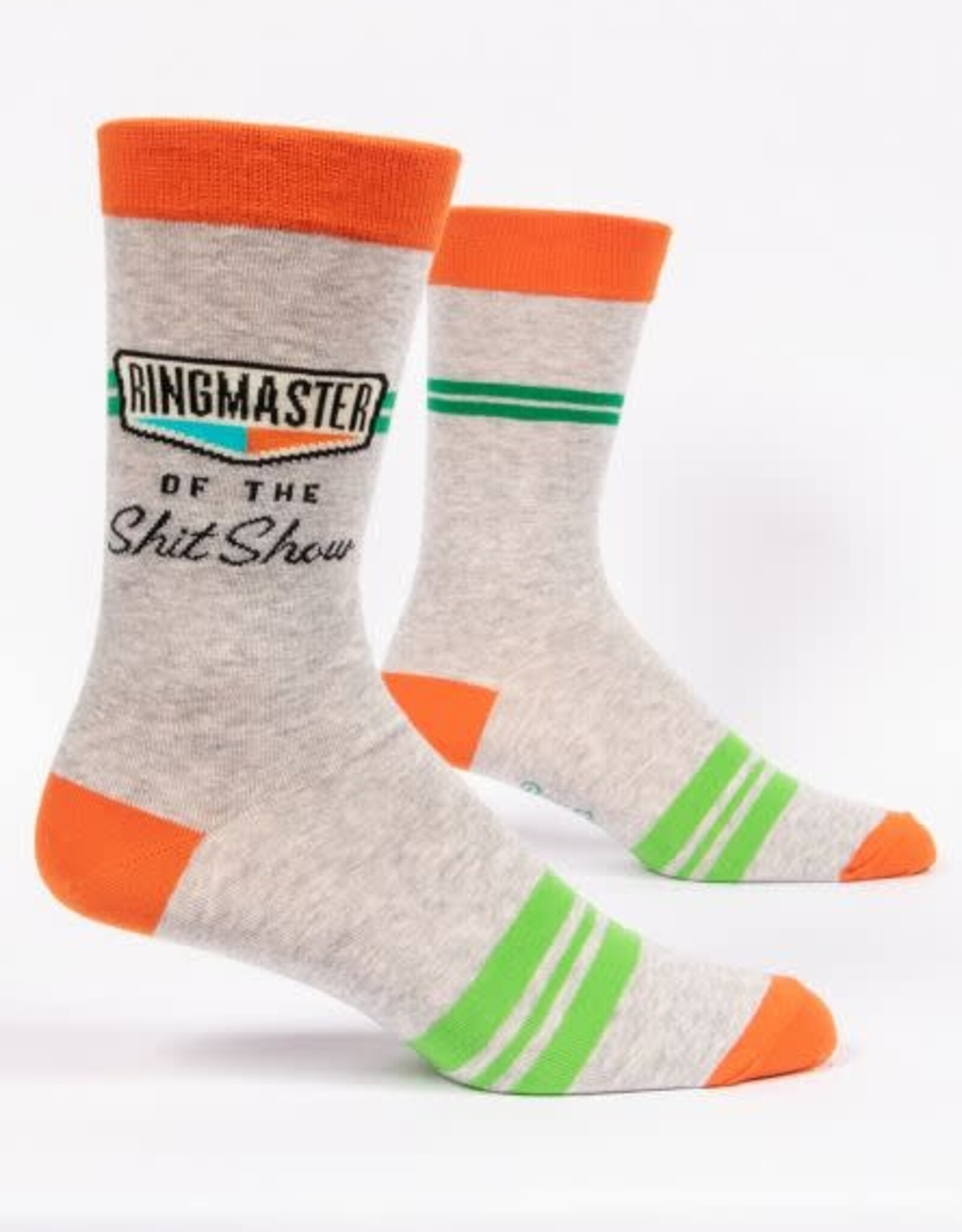 Blue Q Men's Funny Crew Socks