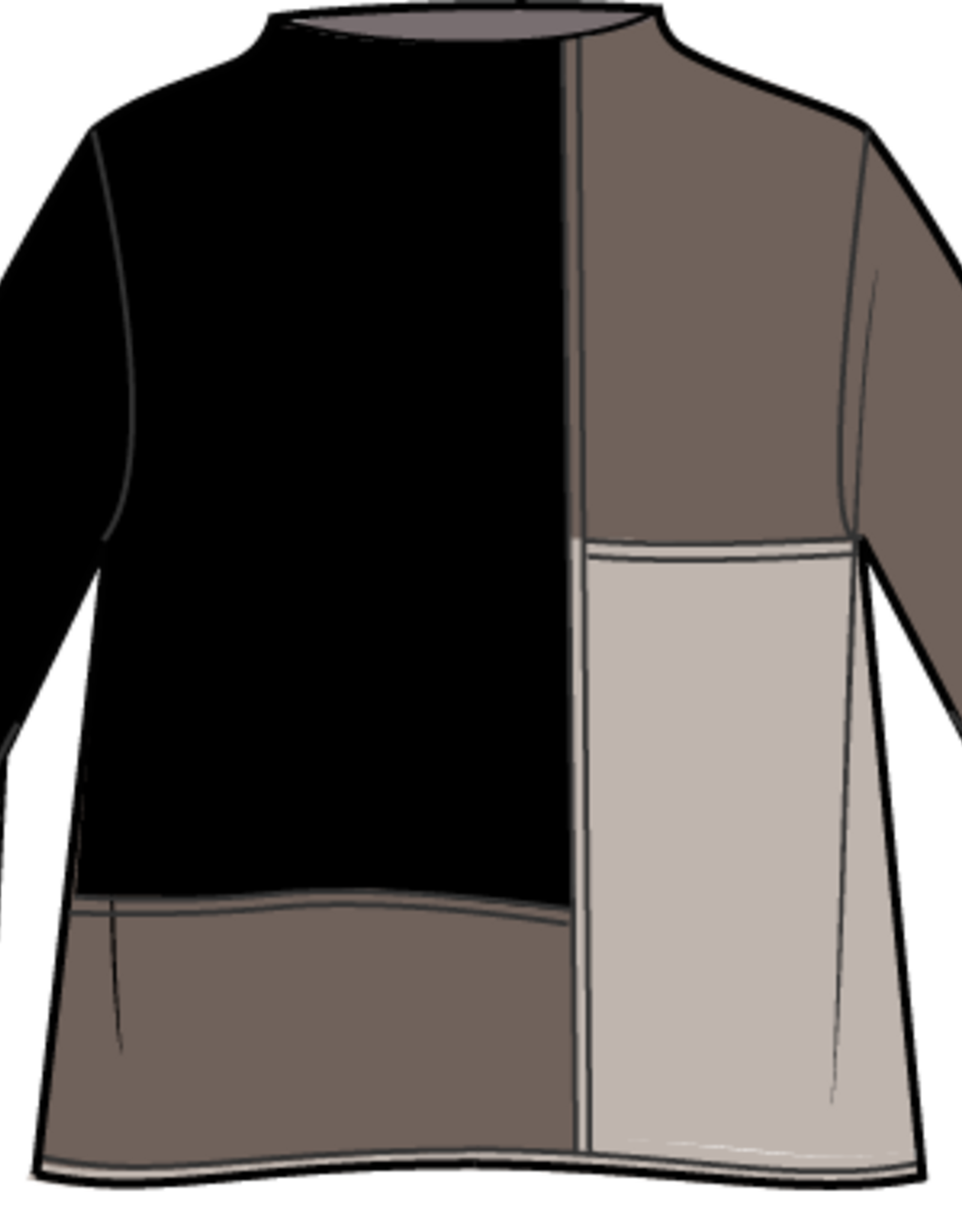 Habitat Yin Yang Funnel Neck Pullover