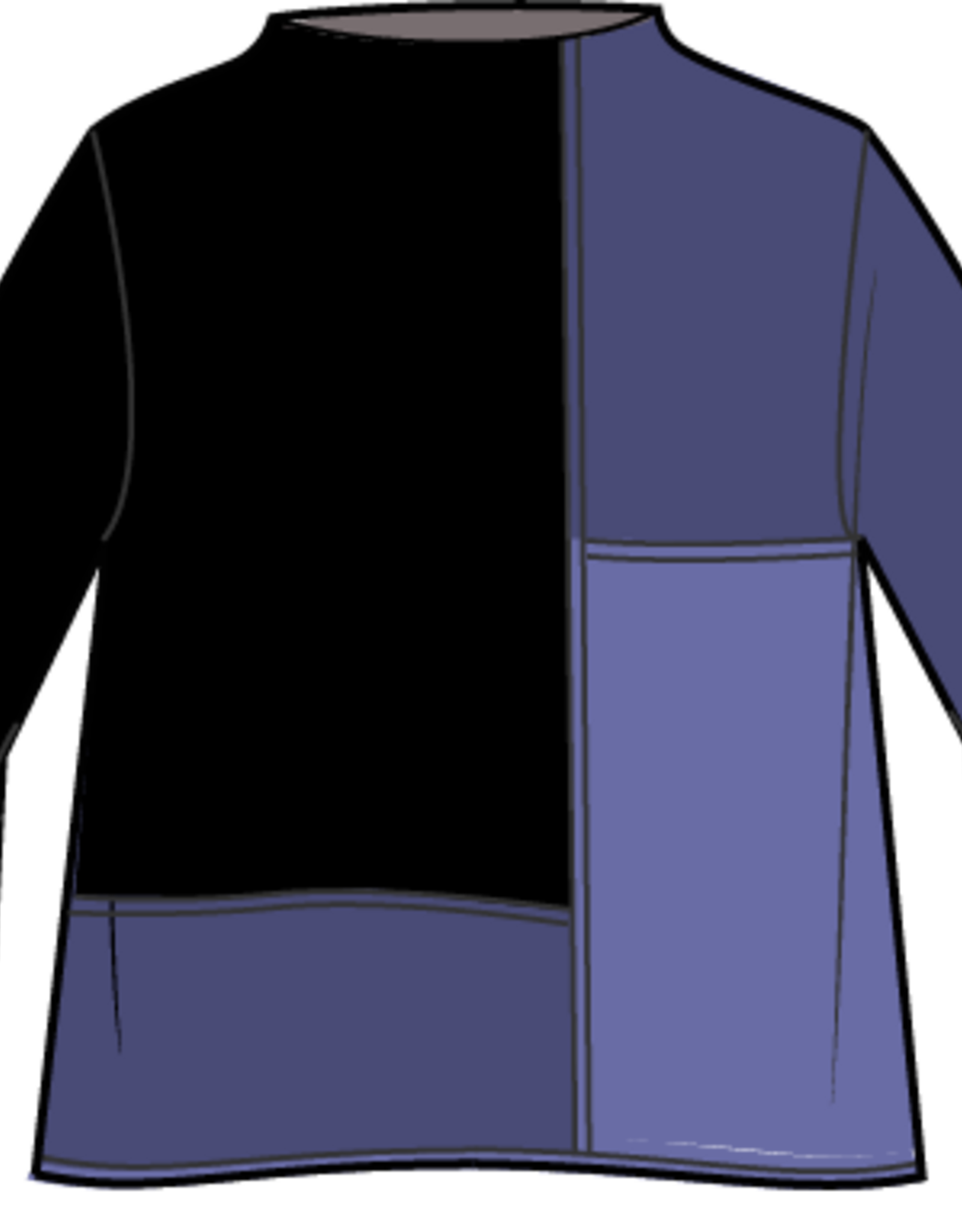 Habitat Yin Yang Funnel Neck Pullover