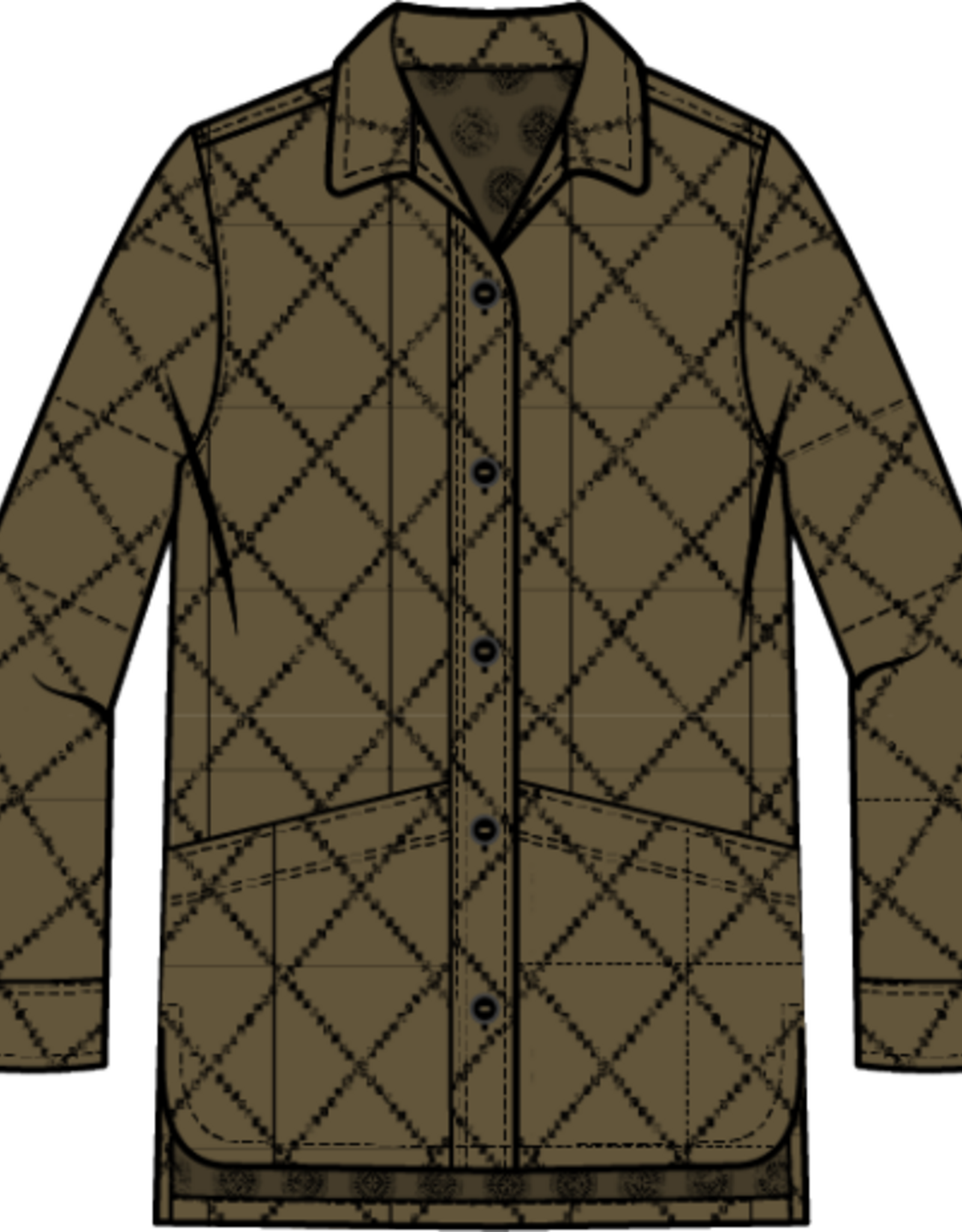Habitat Cozy Quilt Chloe Shacket