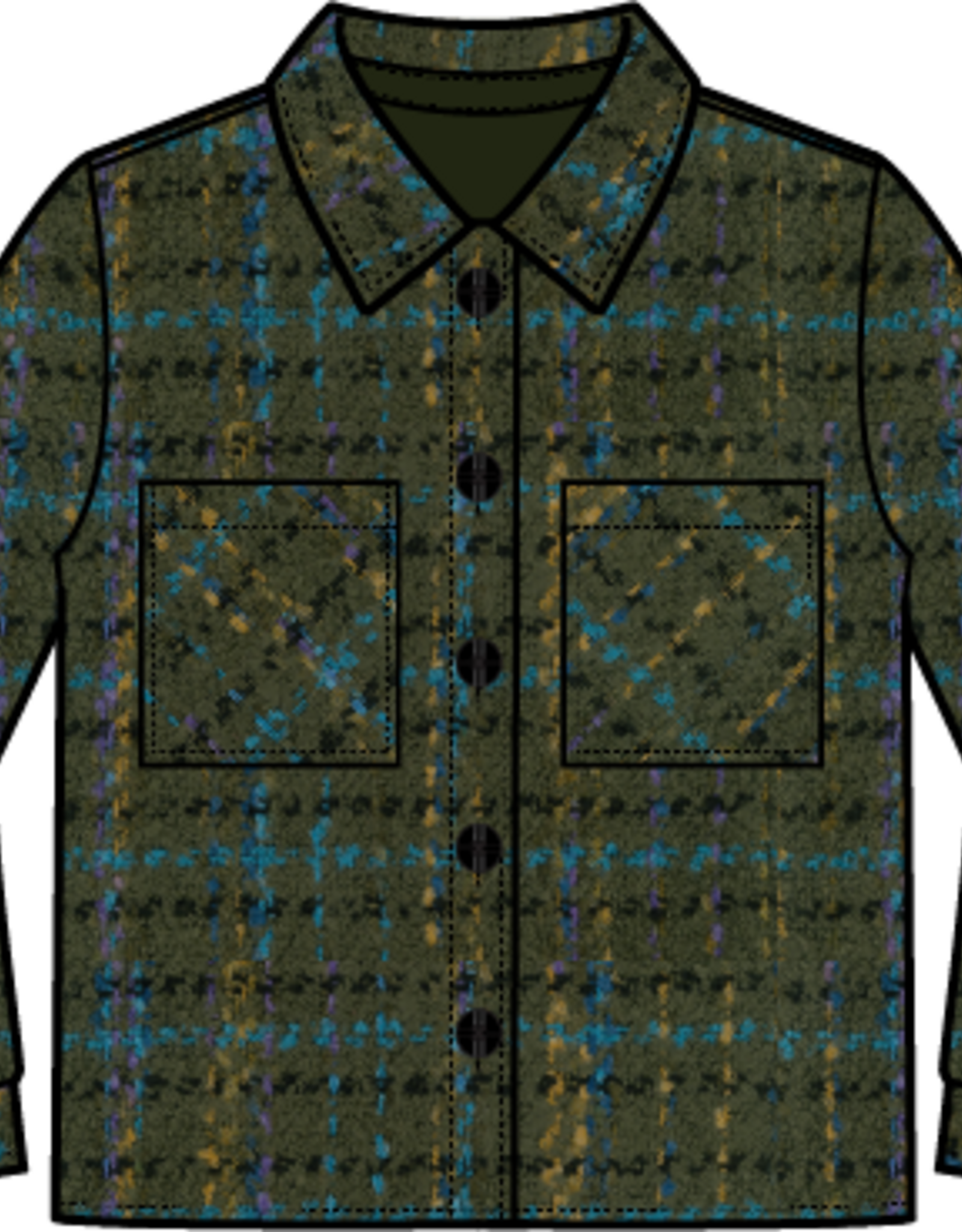 Habitat Confetti Plaid Shacket