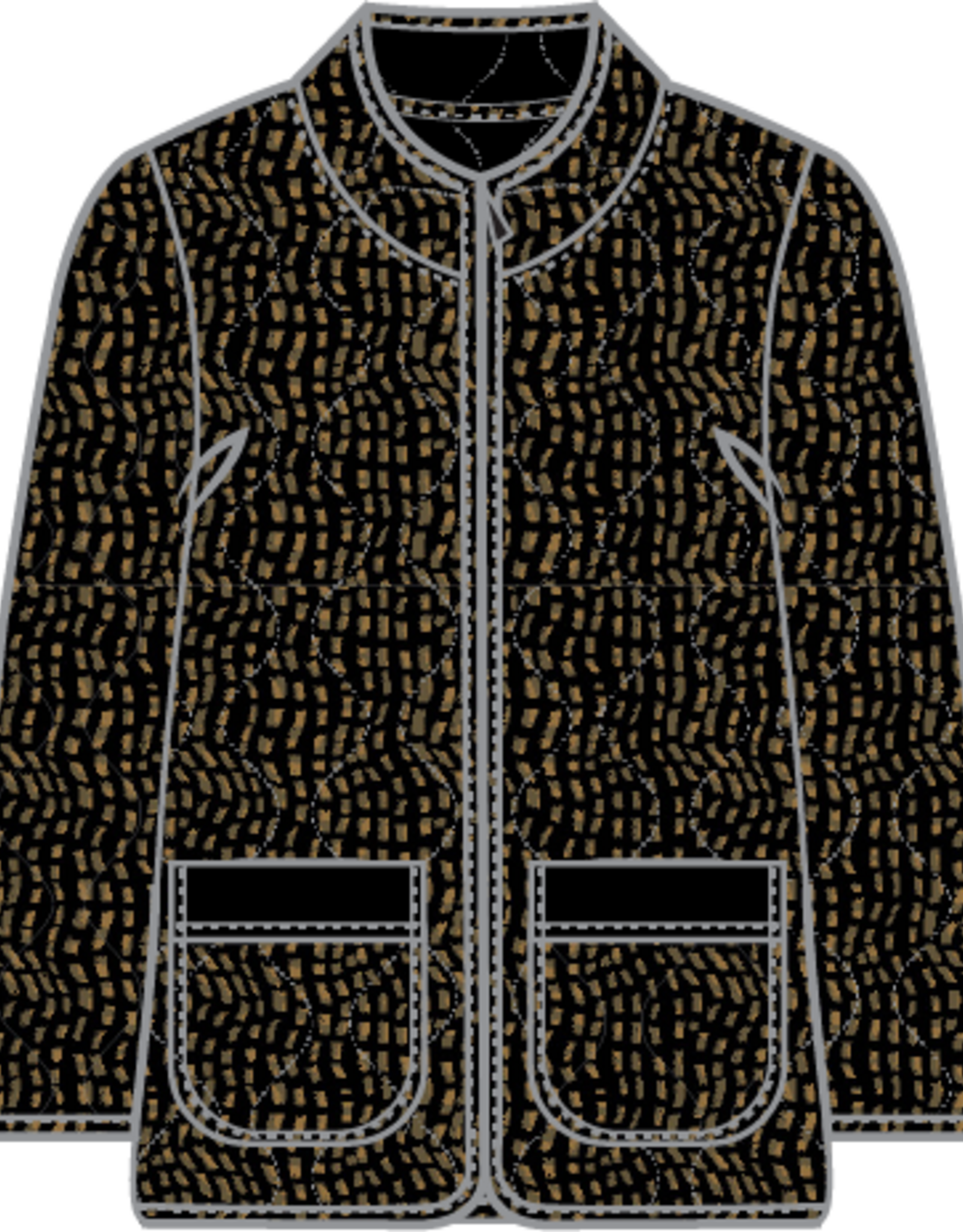 Reversible Printed Quilt Coat