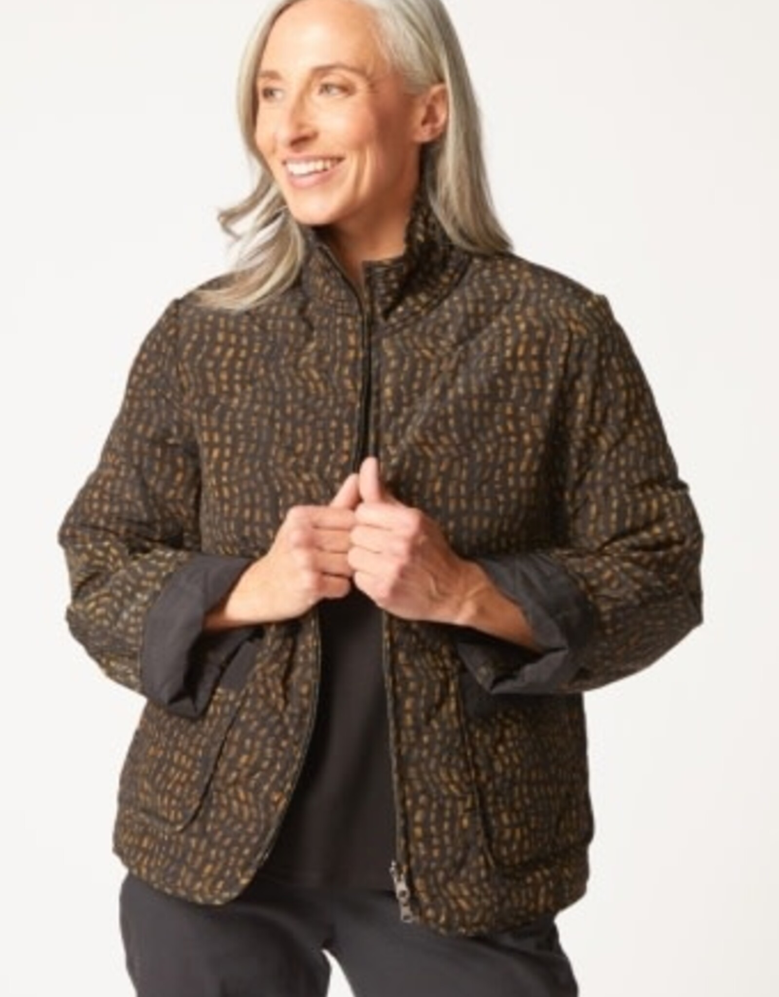 Habitat Reversible Printed Quilt Coat