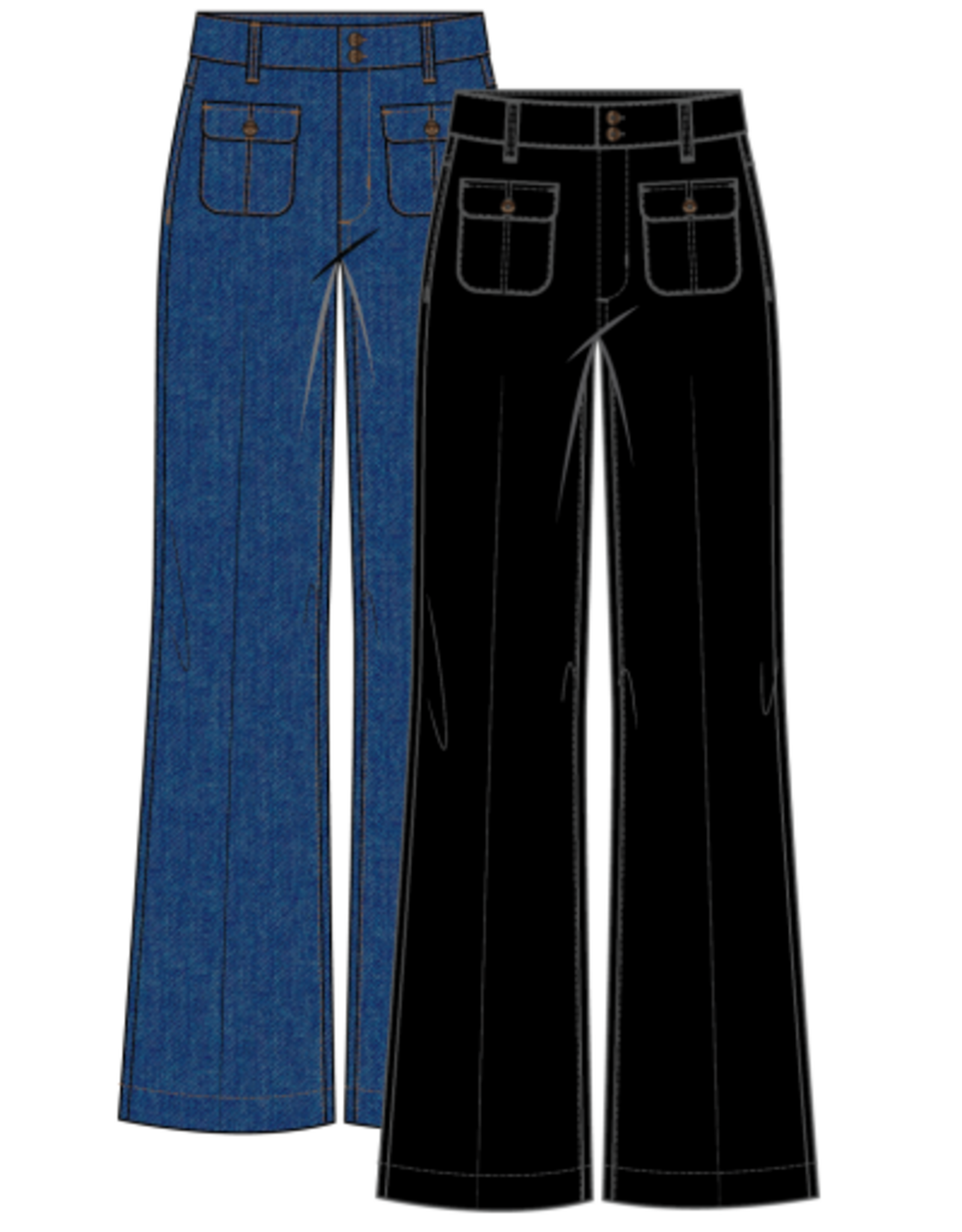 TRIBAL Brooke Palazzo Pant