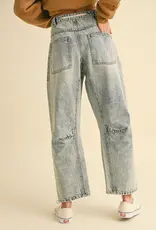 Miou Muse Denim Barrel Pant Miou Muse Denim Barrel Pant