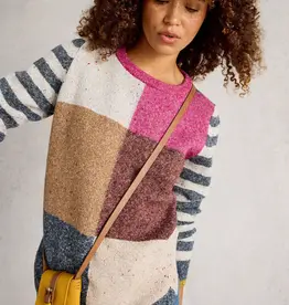 White Stuff Talia Colorblock Sweater