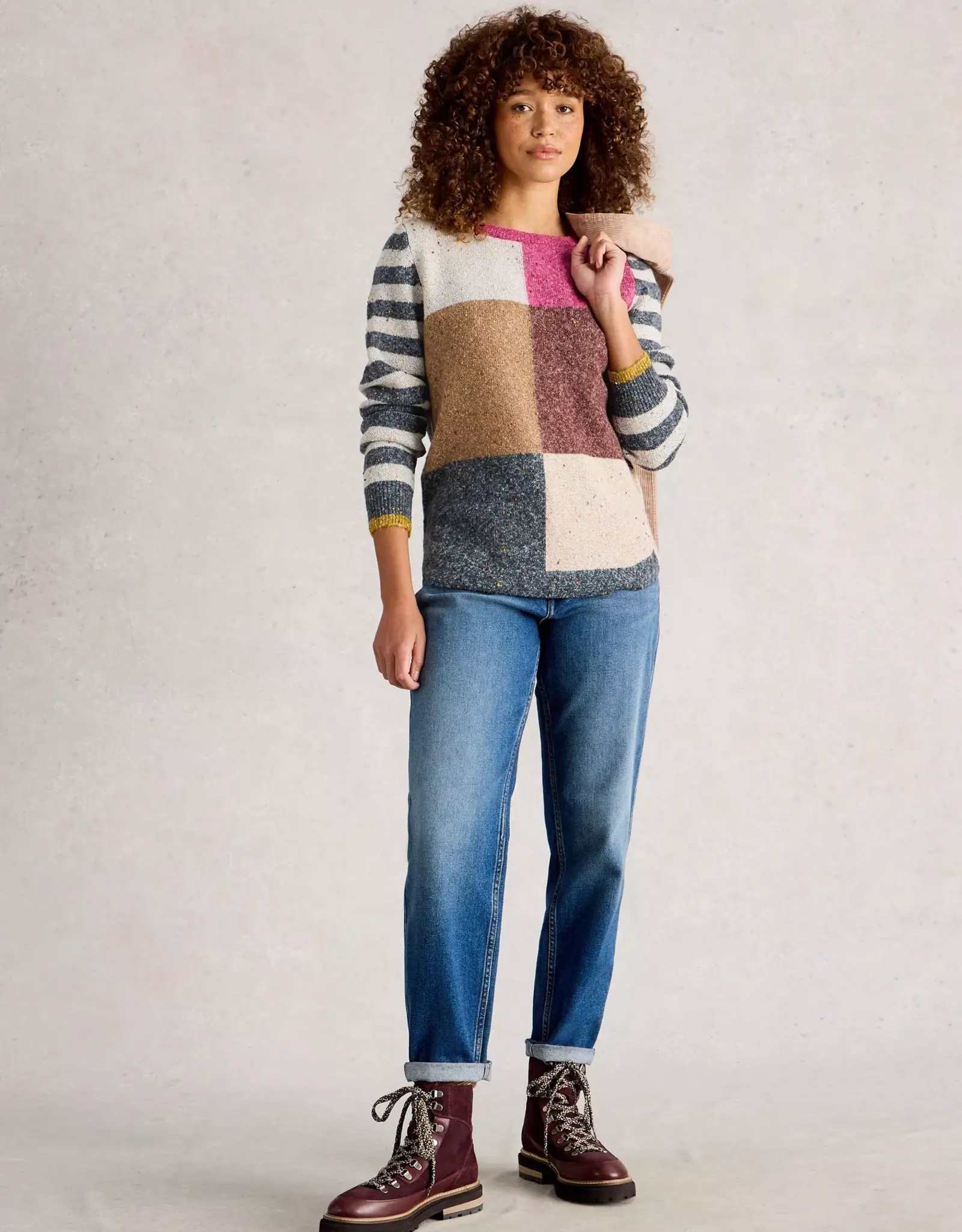 Talia Colorblock Sweater