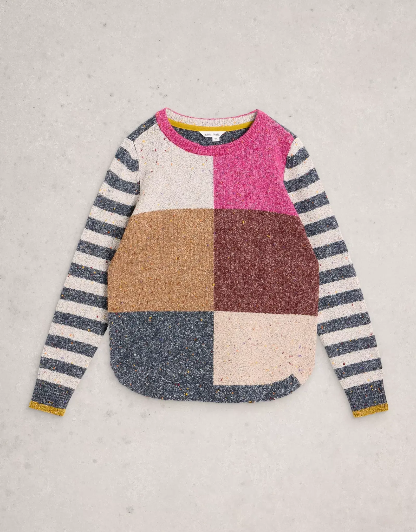 White Stuff Talia Colorblock Sweater