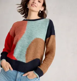 White Stuff Freya Abstract Sweater