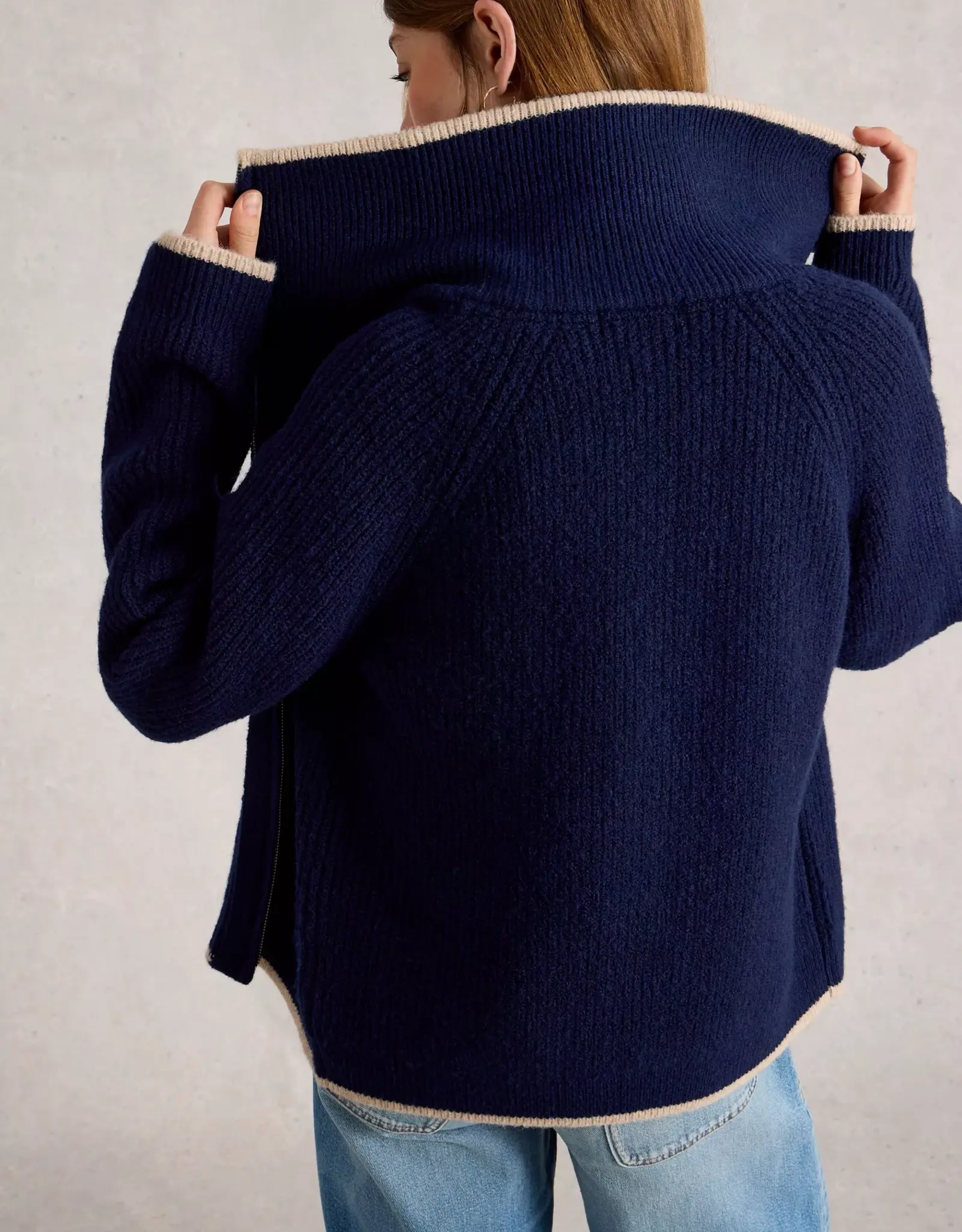 White Stuff Betty Bomber Sweater