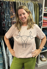 House Of Rodan Middle Finger Uterus T-Shirt