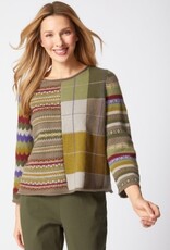 Habitat Mixed Pattern Pullover Sweater