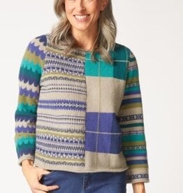 Habitat Mixed Pattern Pullover Sweater