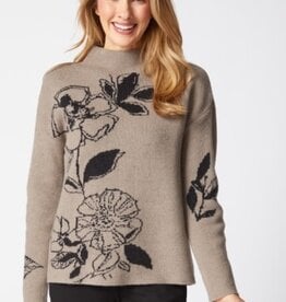 Habitat Floral Foliage Sweater