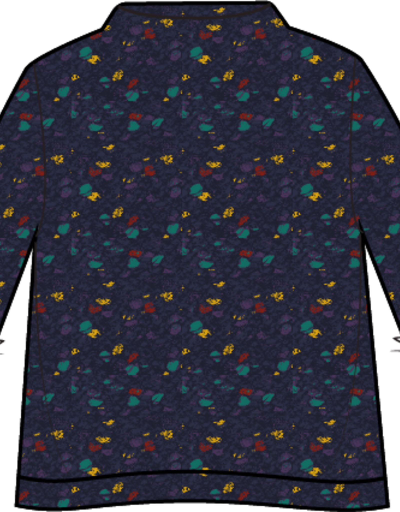 Habitat Confetti Funnel Neck Pullover