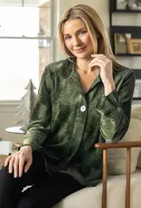 Habitat Crinkle Velvet Flounce Shirt