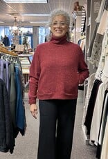 Nally & Millie Brushed Knit Mock Turtleneck