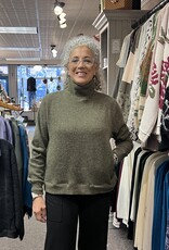 Nally & Millie Brushed Knit Mock Turtleneck