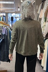 Nally & Millie Brushed Knit Mock Turtleneck