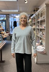 Nally & Millie Buttery Soft  V-neck Top