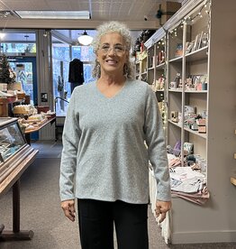 Nally & Millie Buttery Soft  V-neck Top