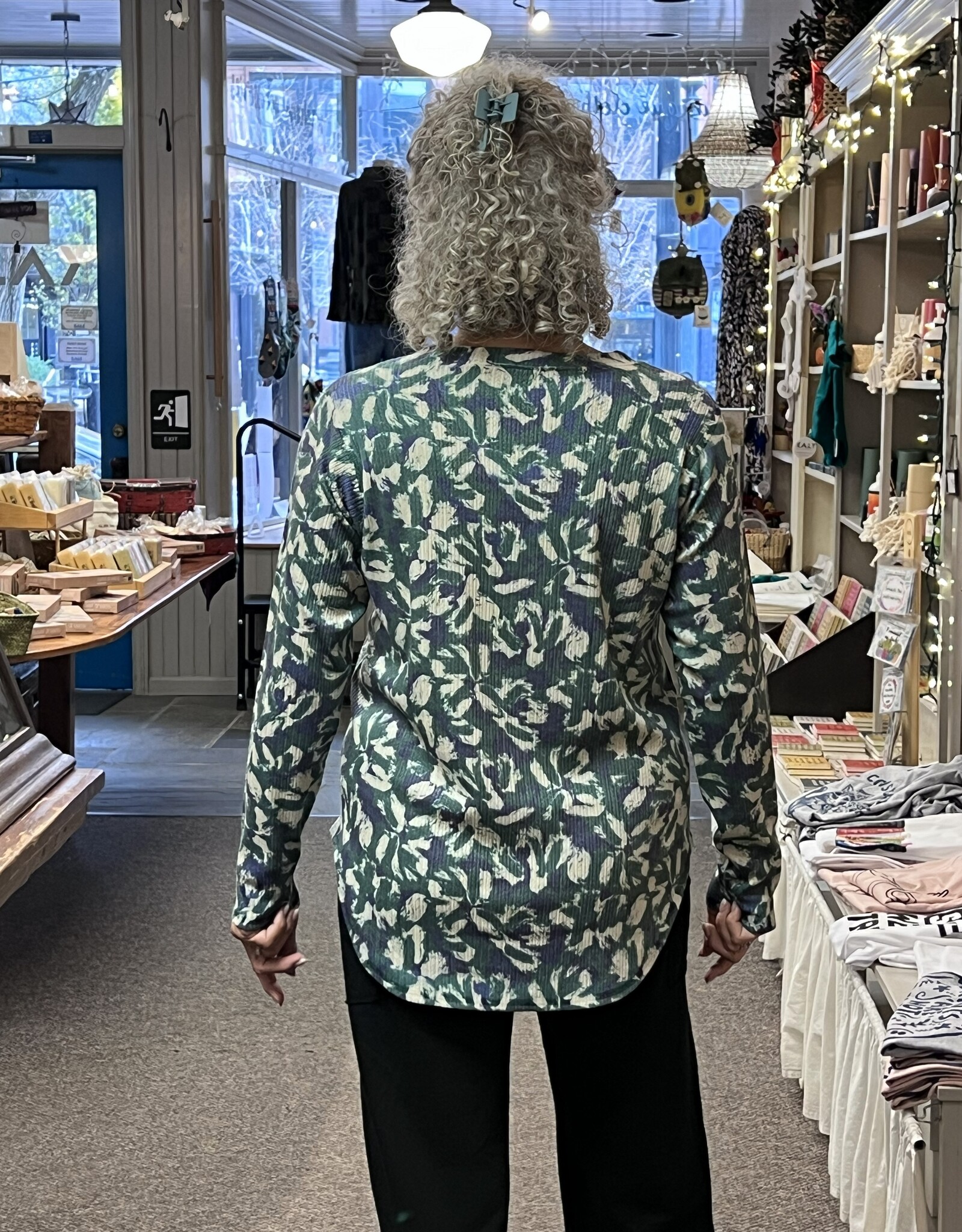 Nally & Millie Blooming Breeze Vneck Top