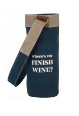 Funny Recycled Canvas Wine Bags