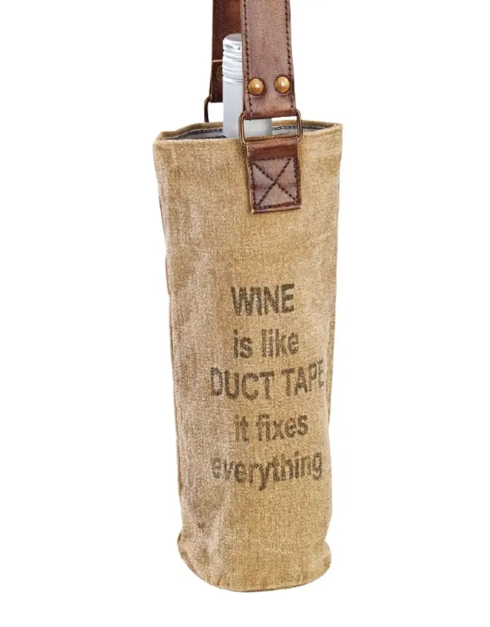 Duct Tape Wine Bag