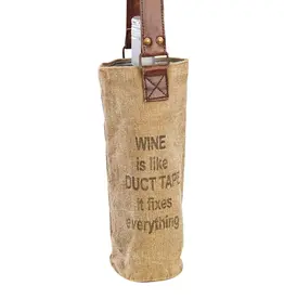 Clea Ray Canvas Bags Duct Tape Wine Bag