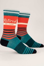 Blue Q Men's Funny Crew Socks