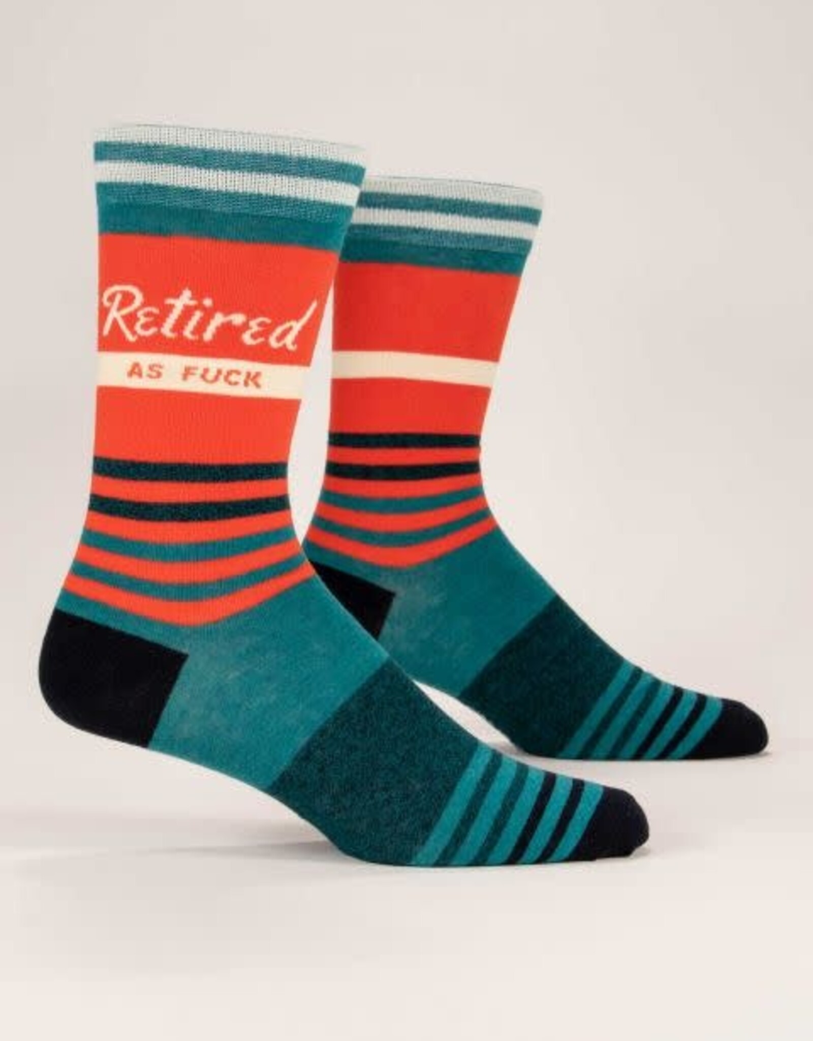 Blue Q Men's Funny Crew Socks