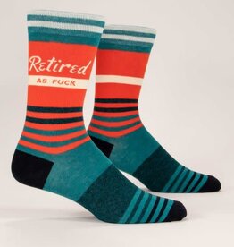Blue Q Men's Funny Crew Socks